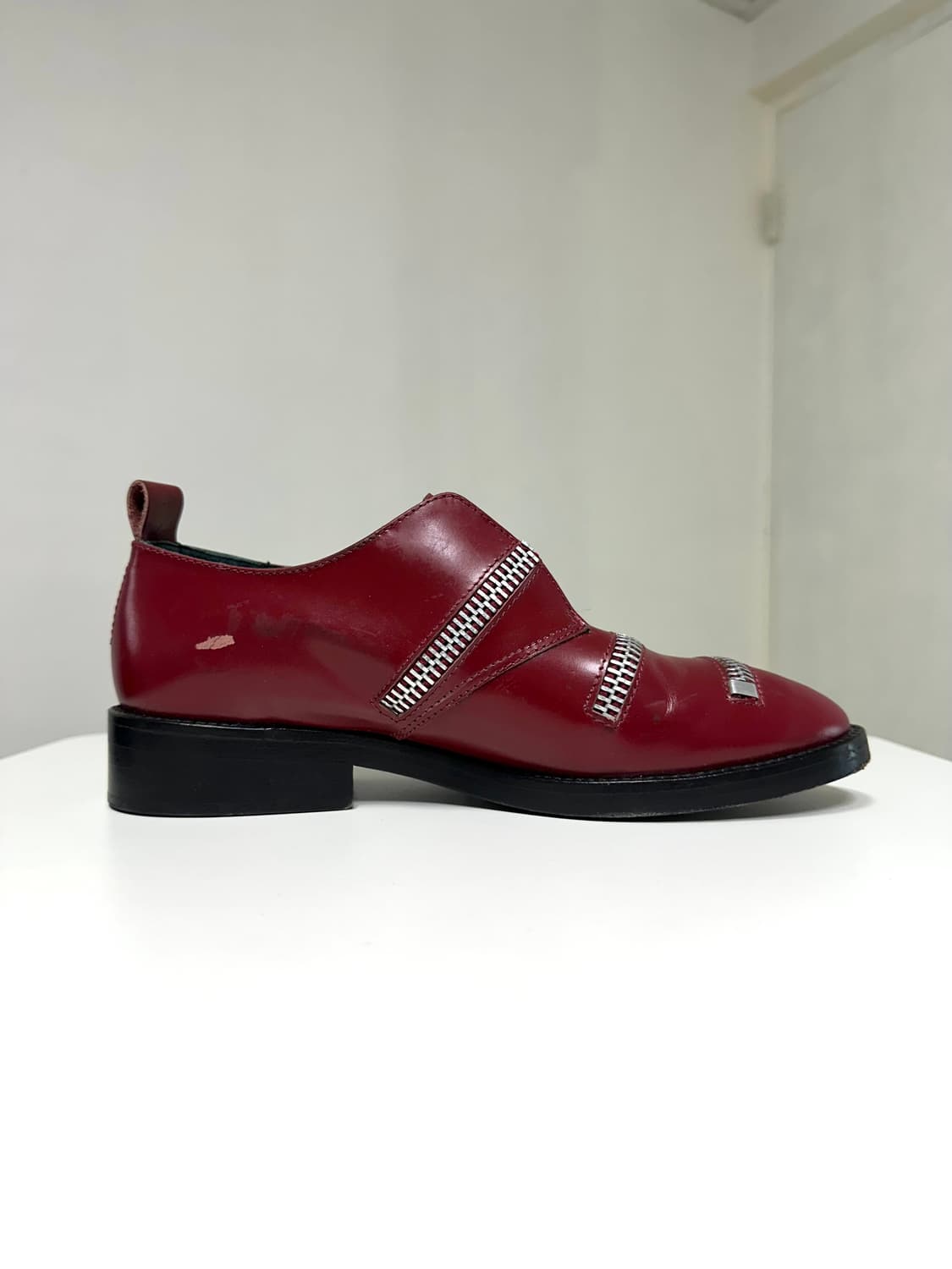 골든 구스 가죽 지퍼 구두 상품이미지3