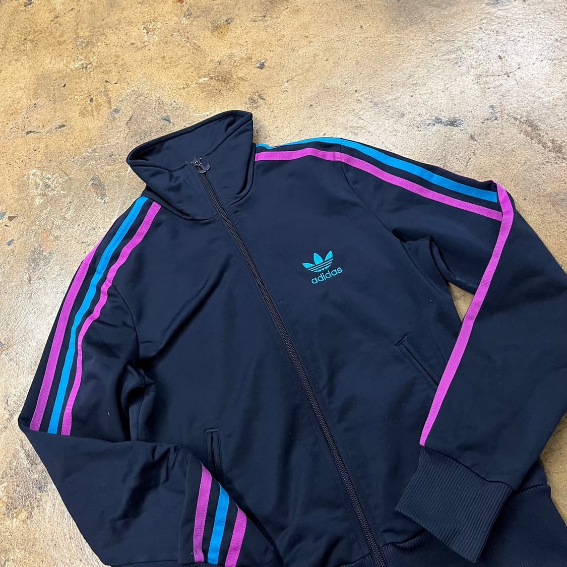 [정품/85] 아디다스 블랙 트랙탑 3선 져지 b10 상품이미지1