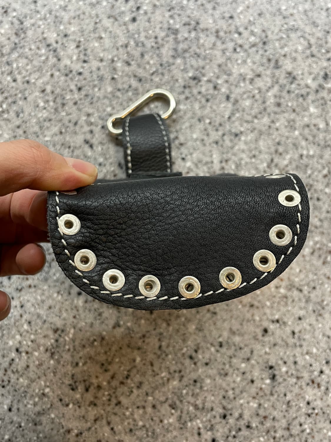 flame skull key ring pouch 상품이미지4