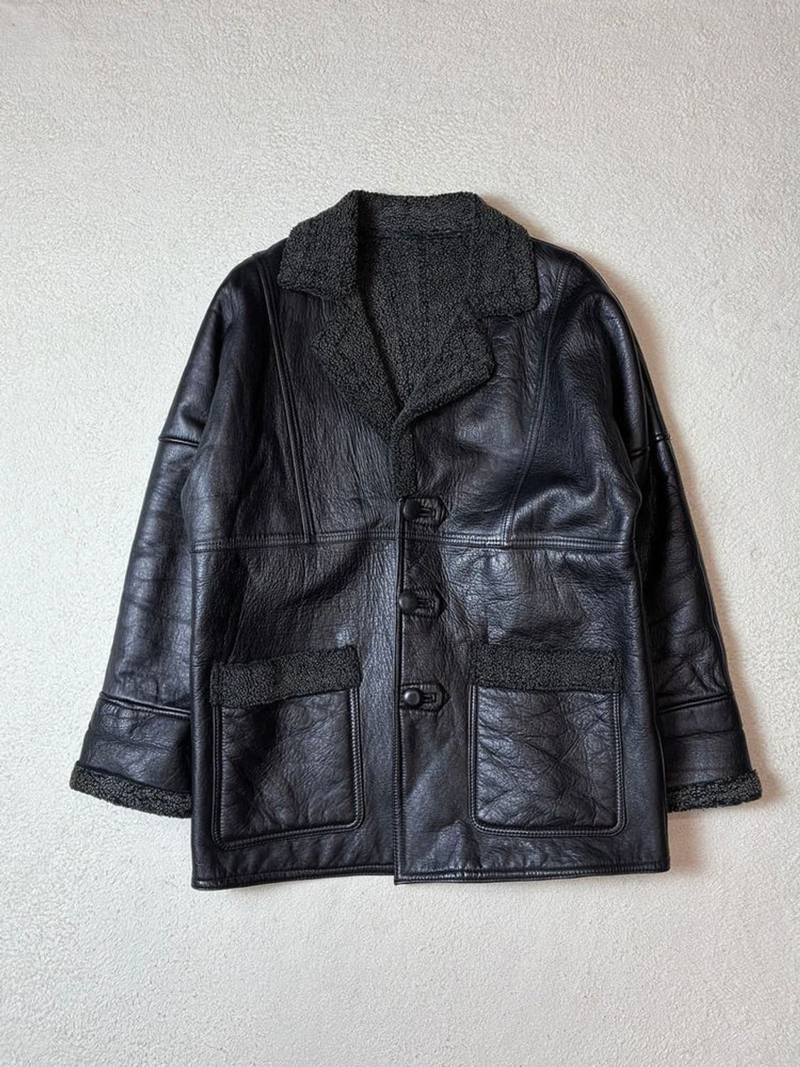 YETI 00's 양가죽 무스탕 사파리 코트 PN7150 상품이미지1