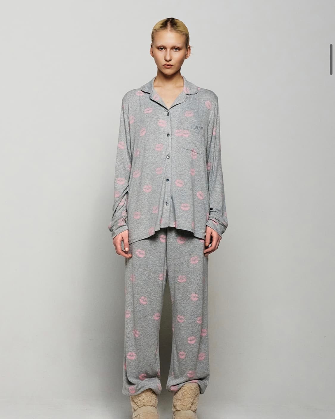 새상품 다이닛 립 파자마 잠옷 세트 상품이미지1