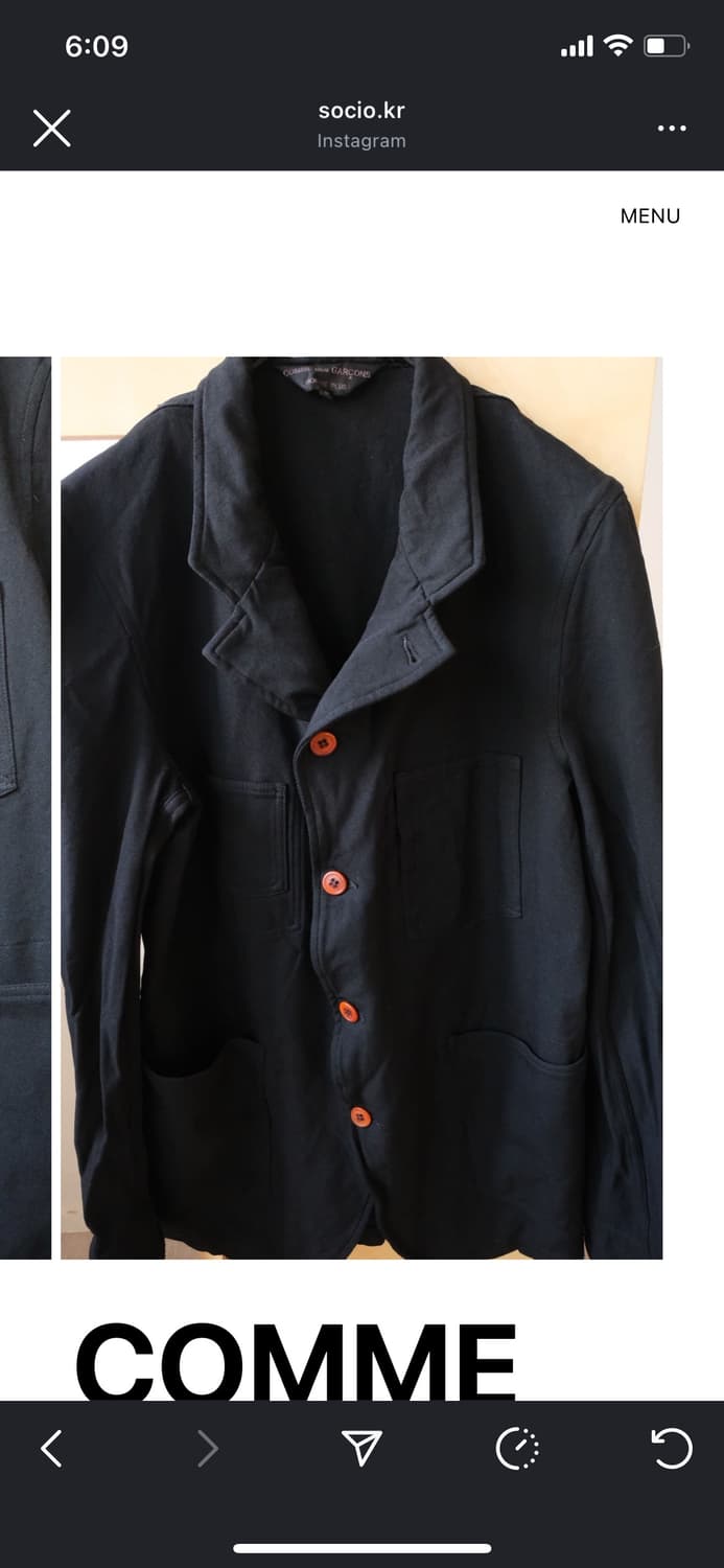 꼼데가르송 옴므 플러스 더블 포켓4 블레이저 상품이미지6