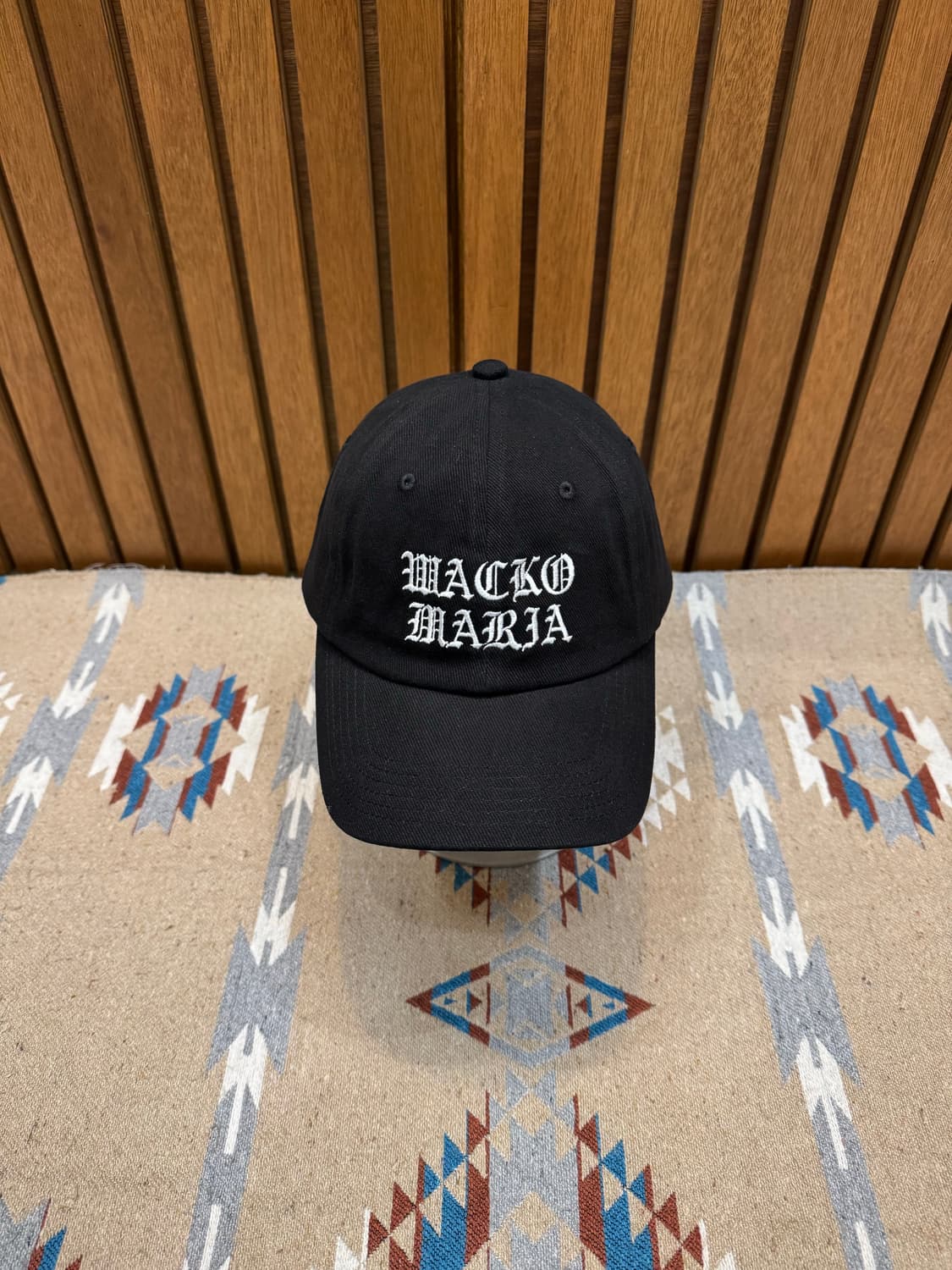 [OS] 와코마리아 6패널캡 타입2 블랙 상품이미지1