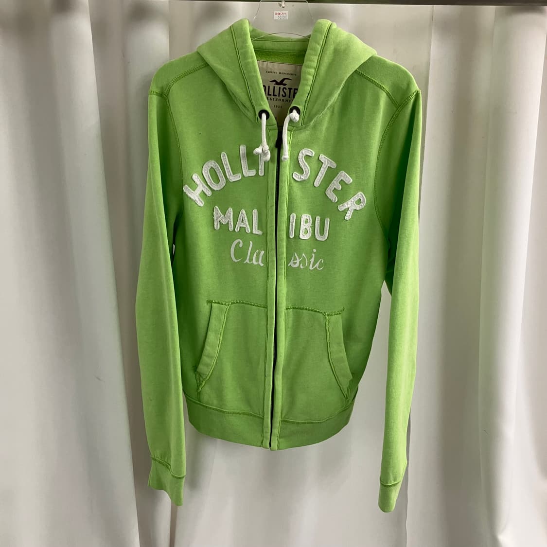 홀리스터 빈티지 라이트 그린 후드집업 L 상품이미지1