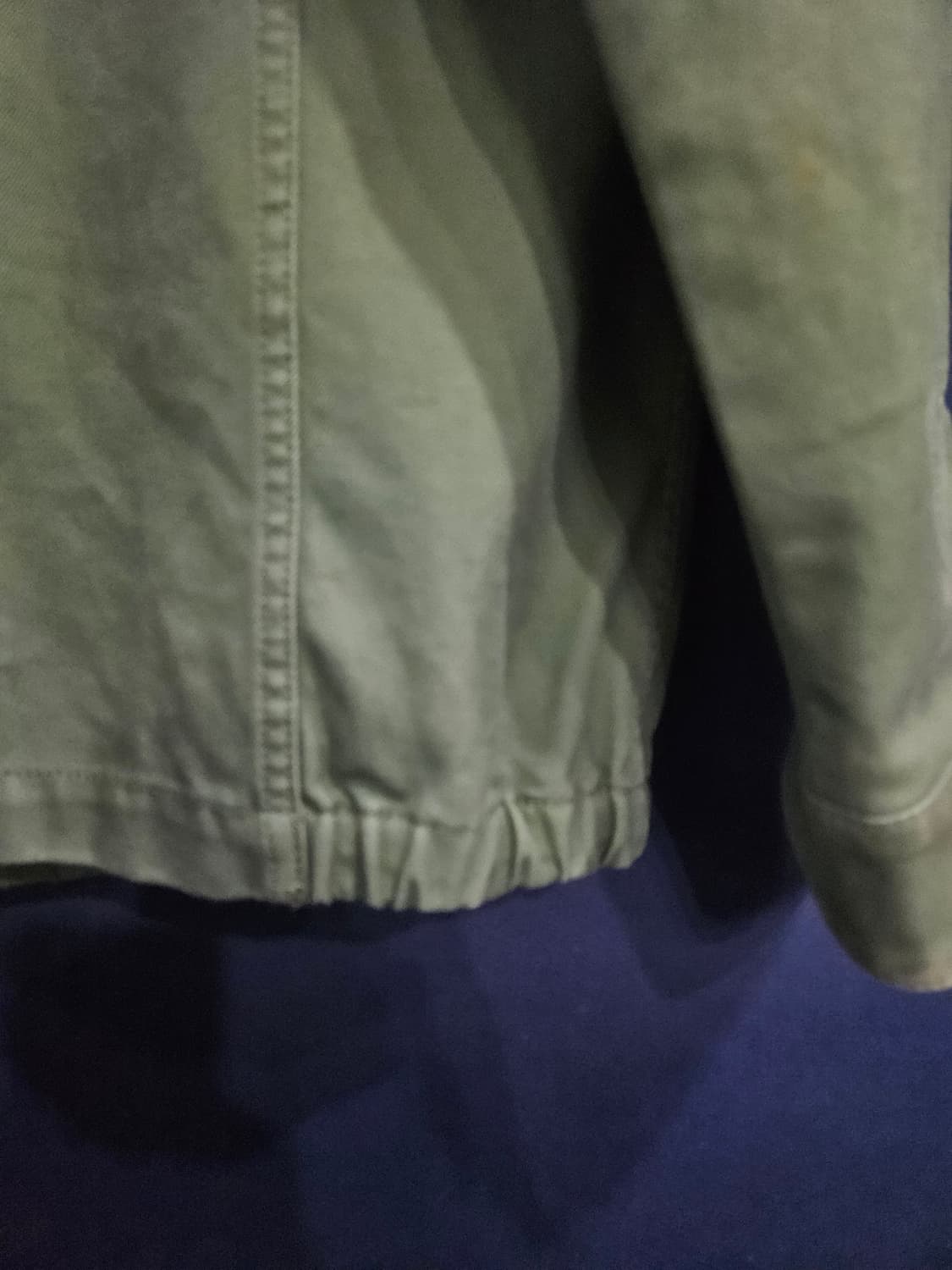 쟈딕앤볼테르 프린팅 카키컬러 남성 100 자켓  상품이미지9