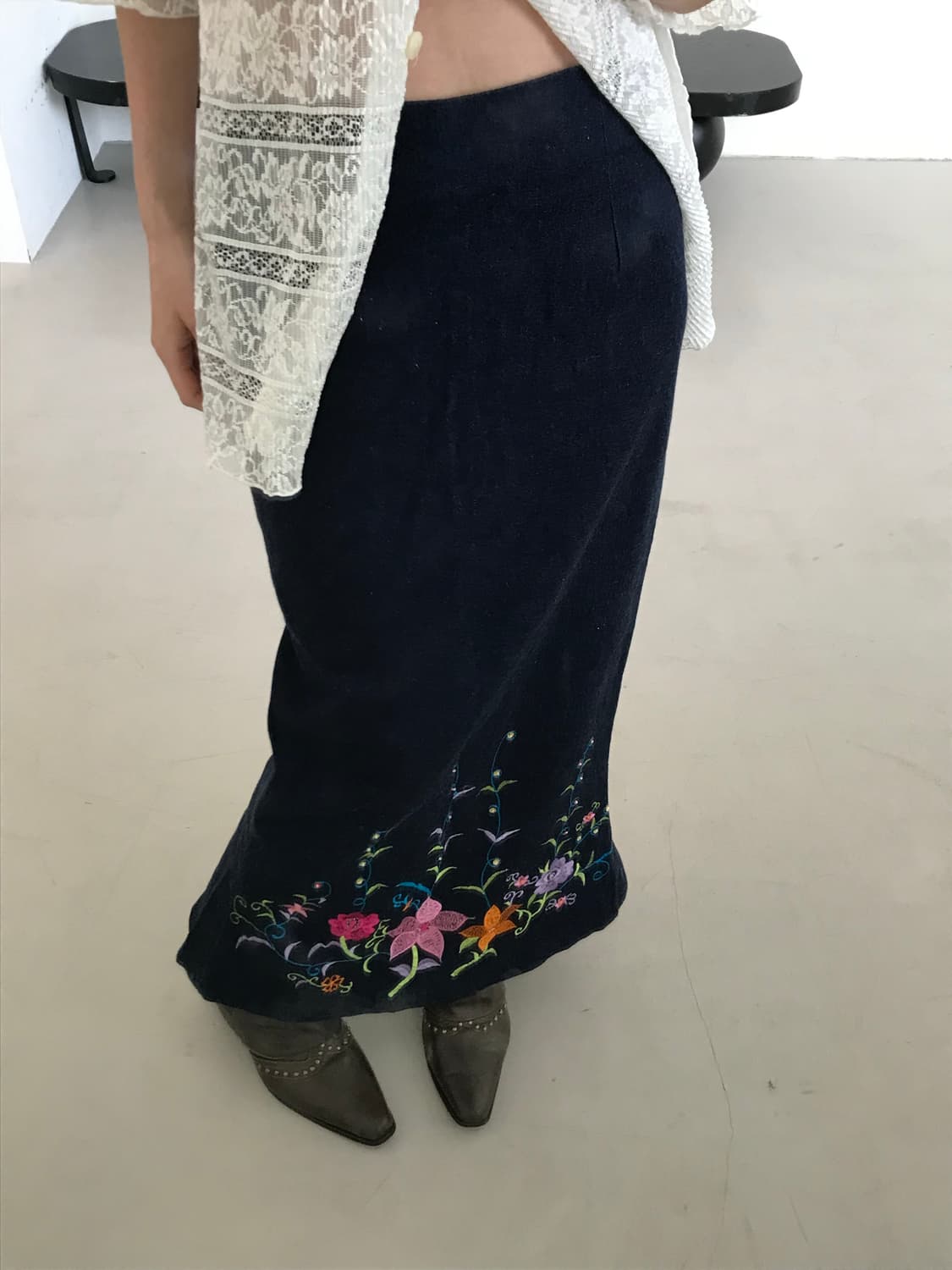 vintage mermaid flower skirt 상품이미지3