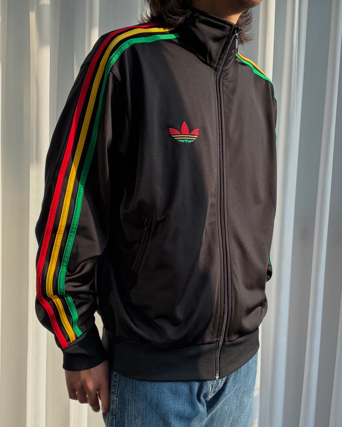 [XL]아디다스 구형 파이어버드 자메이카 트랙탑 져지 상품이미지2