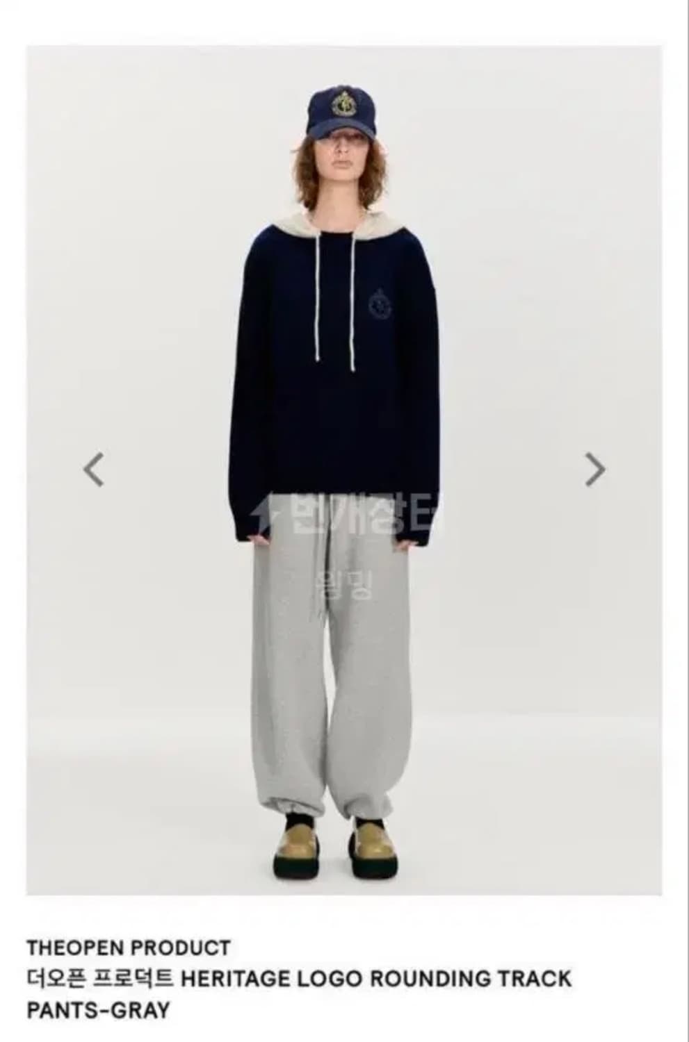 더오픈프로덕트 헤리티지 로고 라운딩 트랙팬츠 상품이미지4
