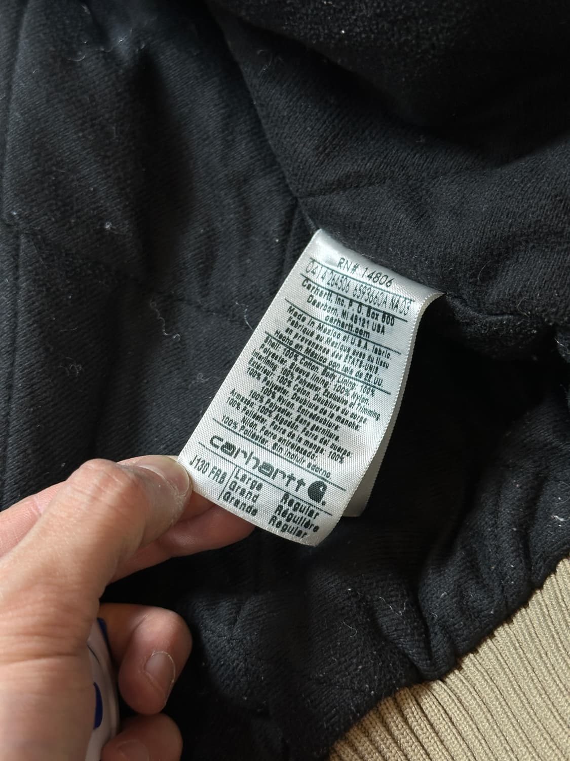 OG 칼하트 J130 액티브 자켓 칼하트 FRB 후드 자켓 상품이미지9