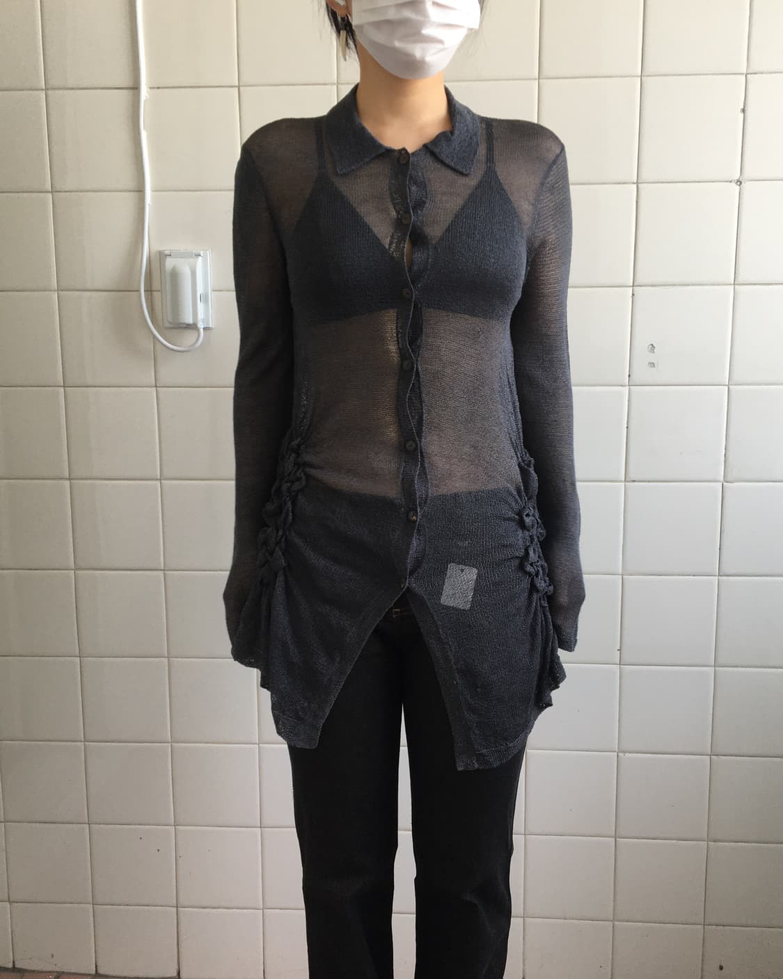 ritsuko shirahama Side shirring point sh 상품이미지5