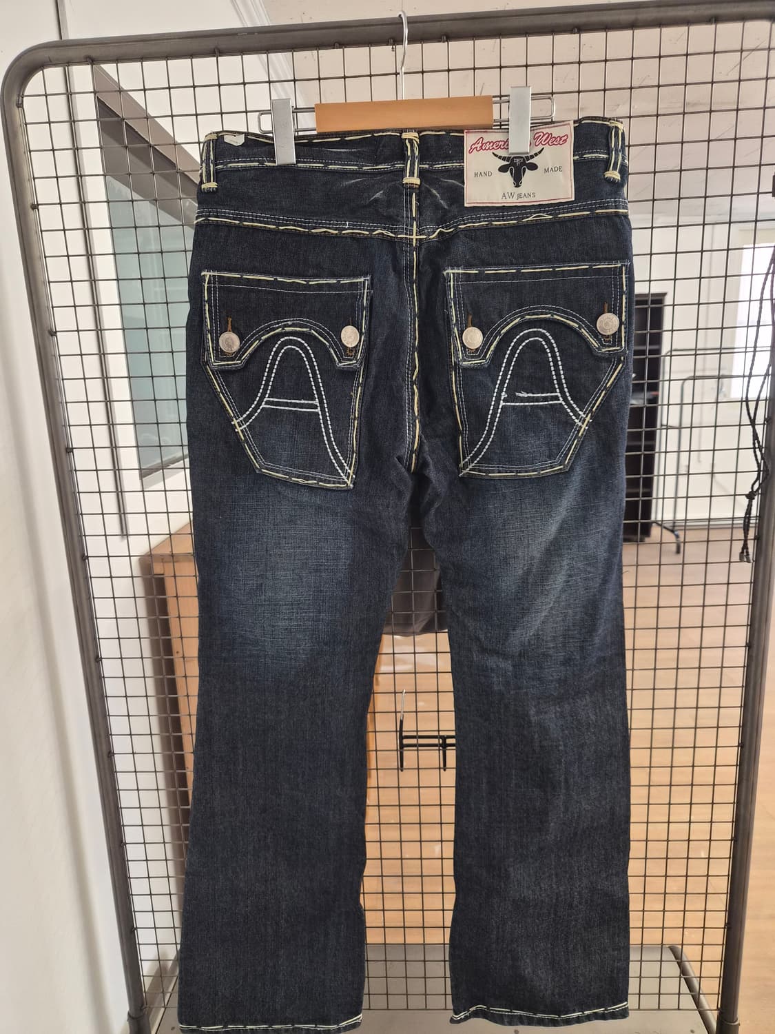 XL) 아메리칸 웨스트 부츠컷 데님 팝니다 상품이미지2