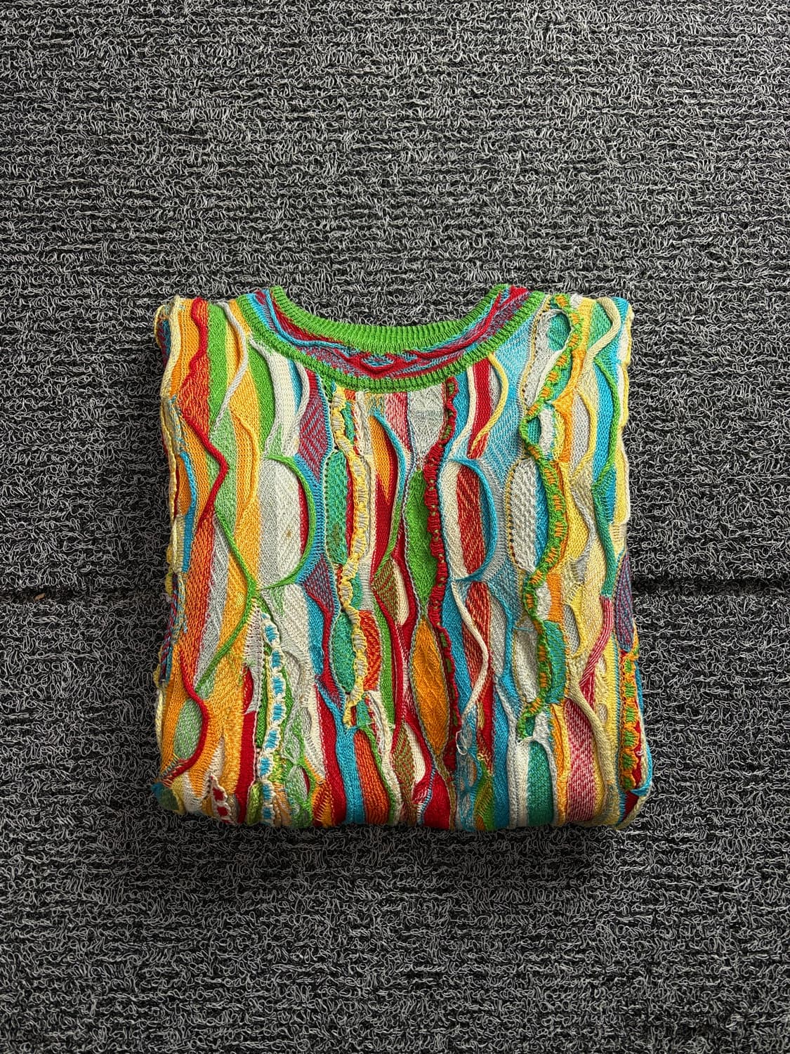 림노스 오스트레일리아 멀티컬러 케이블 니트 스웨터 2781 상품이미지1