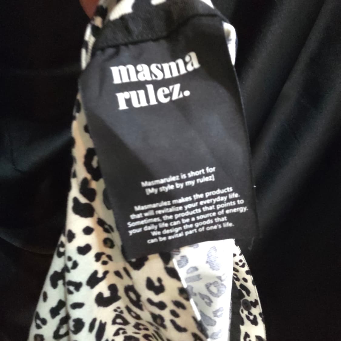 마스마룰즈 래빗에코백_Grand leopard Ivory 상품이미지7