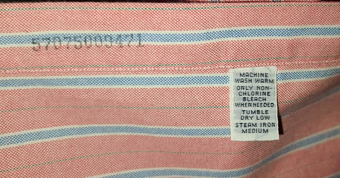 폴로 랄프로렌 핑크 스트라이프 PK셔츠(XL) 상품이미지6