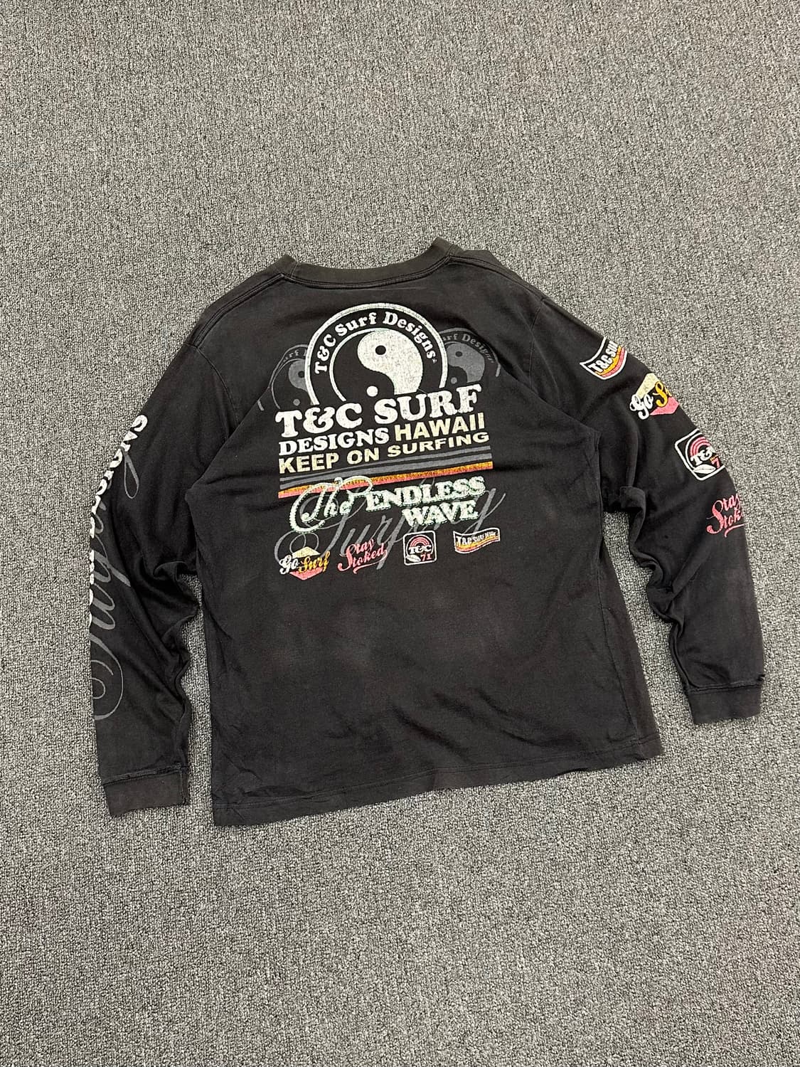 M)T&C SURF vintage 프린팅 롱슬리브 상품이미지6