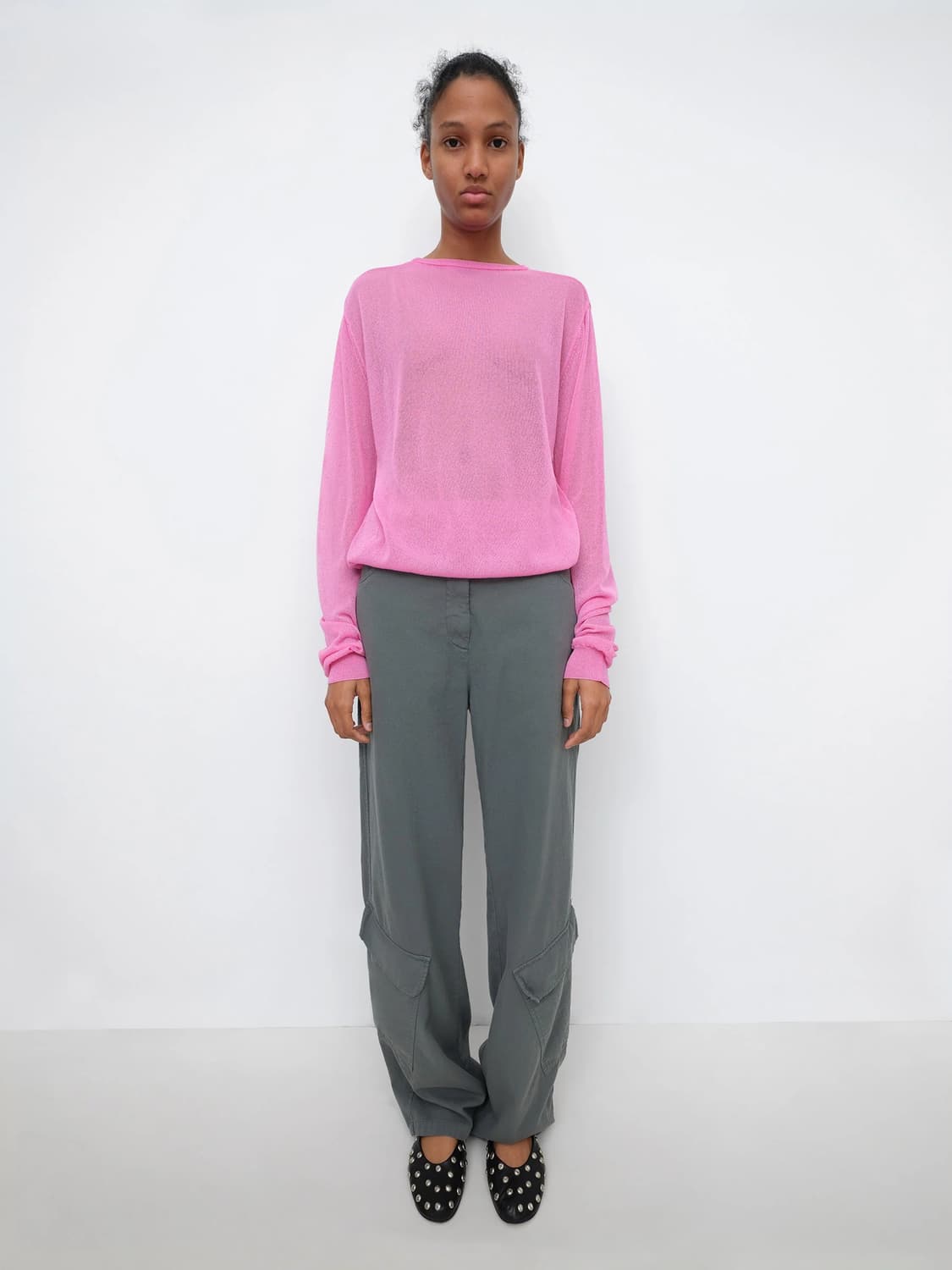 (36) 기마구아스 Irina 카고 팬츠 그레이 상품이미지3