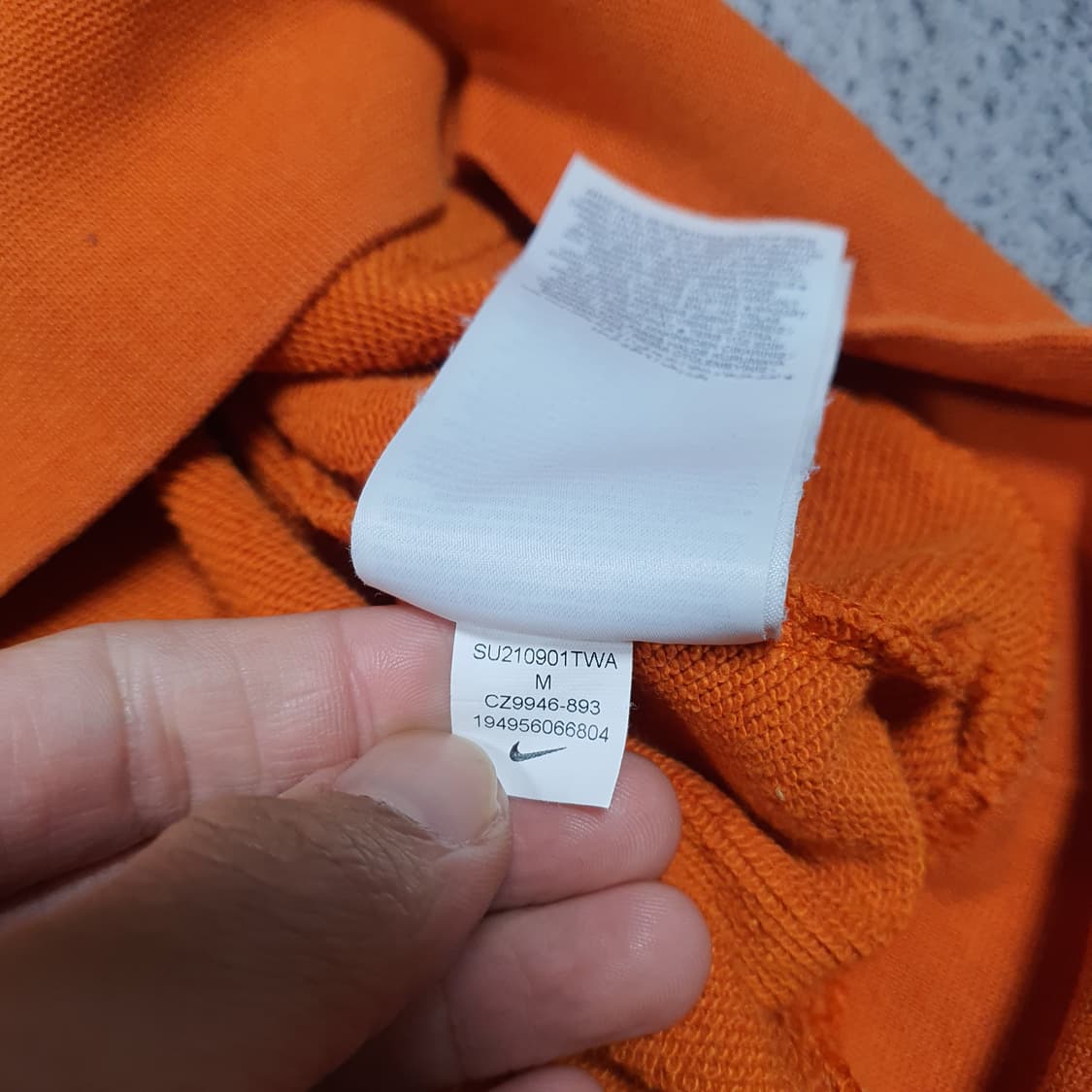 ✨ (바배) 나이키 테잎로고 후드티 상품이미지4