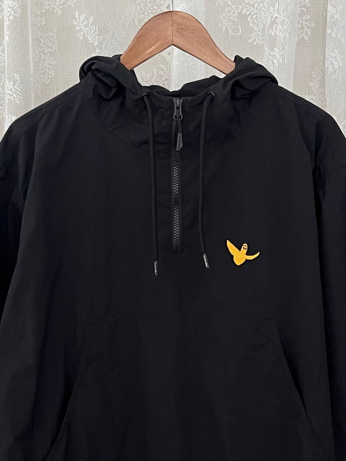 M) 마크곤잘레스 나일론 반집업 아노락 후드 블랙 상품이미지3