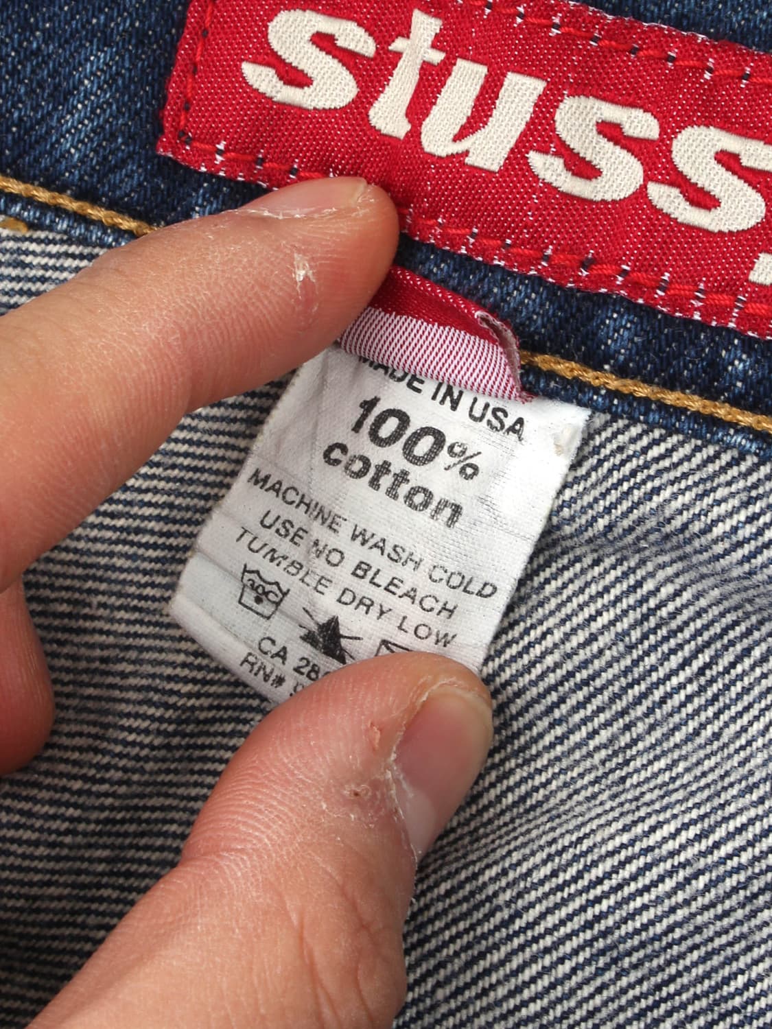 90s STUSSY (34R) 상품이미지5