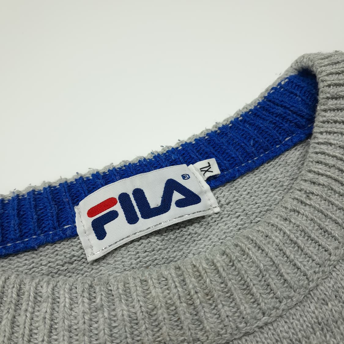 CN991 XL FILA 필라 UK 빅로고 헤리티지 니트 스웨터 상품이미지5