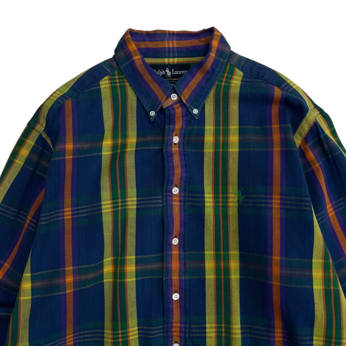 폴로 랄프로렌 그린포니 그린 타탄체크 셔츠 105 상품이미지5