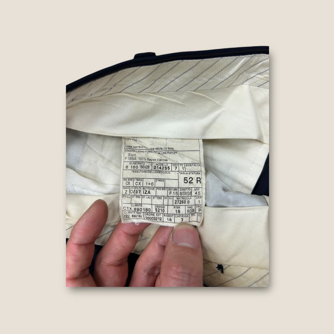 L010 에르메네질도 제냐 수트 (Made in Italy) 52R 상품이미지4