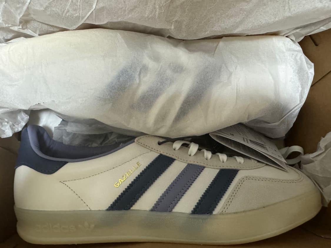 아디다스 신발 Adidas Gazelle Indoor Core White 상품이미지1