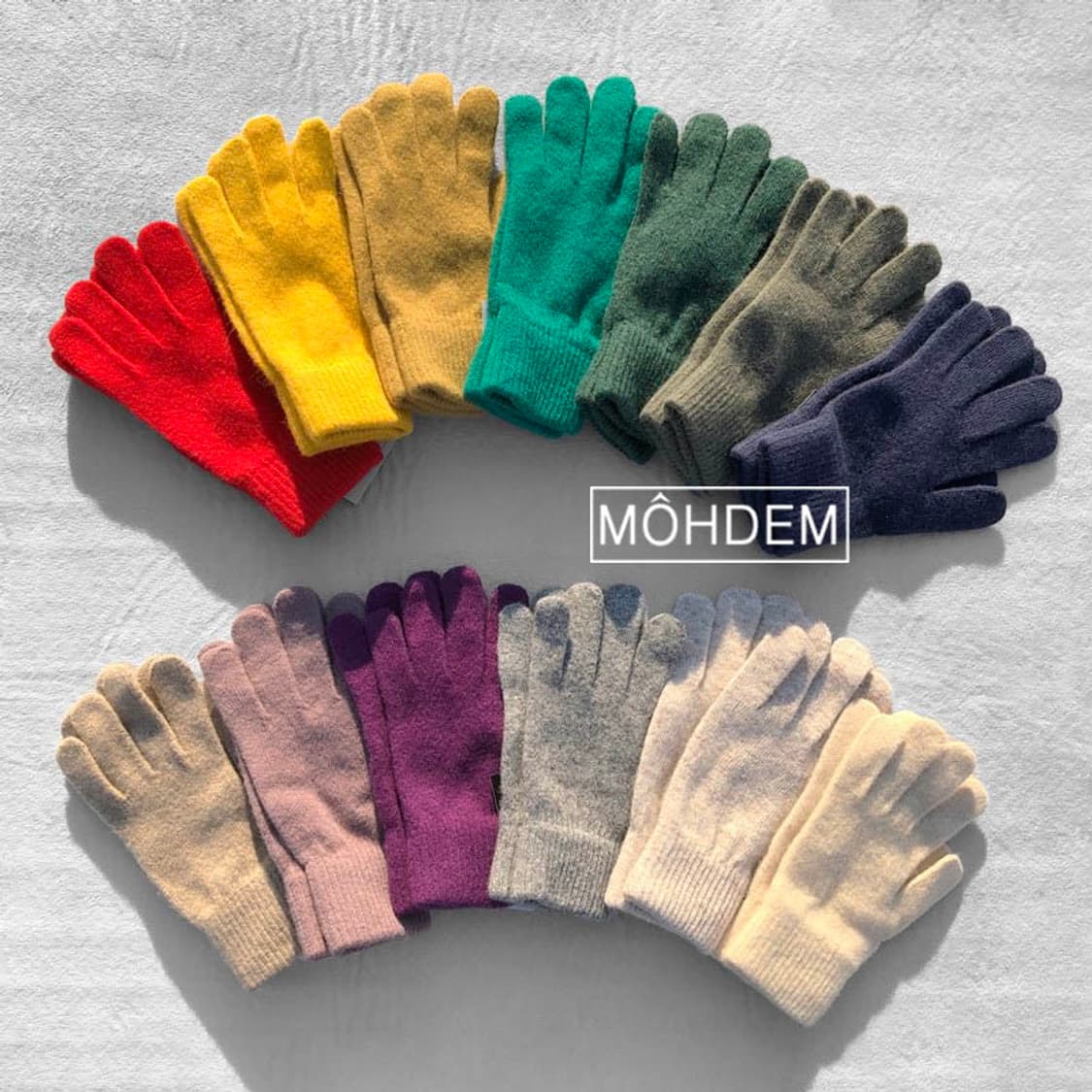 [Wool80%] 울 장갑 19컬러 상품이미지7