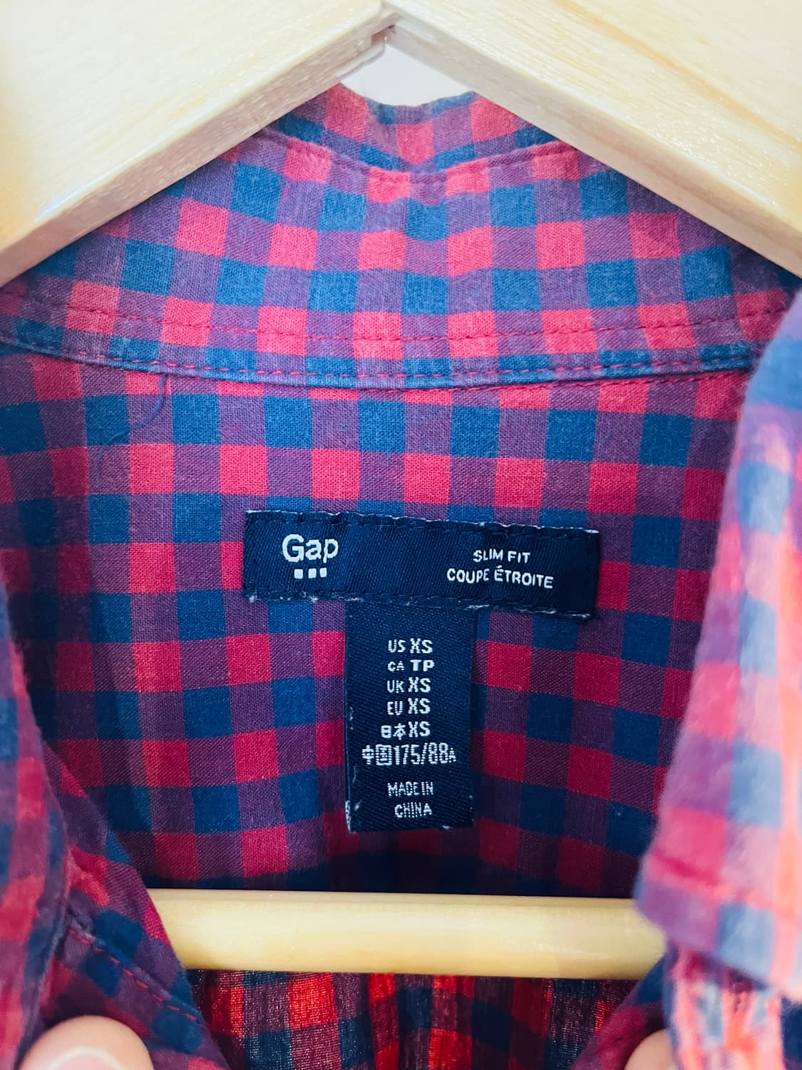 갭 체크 셔츠 상품이미지2