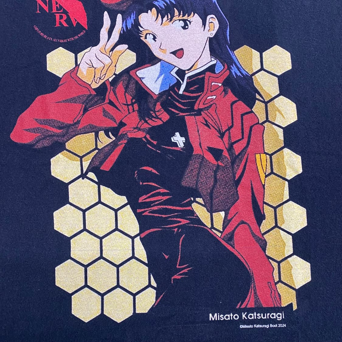 에반게리온 미사토 부틀렉 애니메이션 티셔츠 상품이미지5