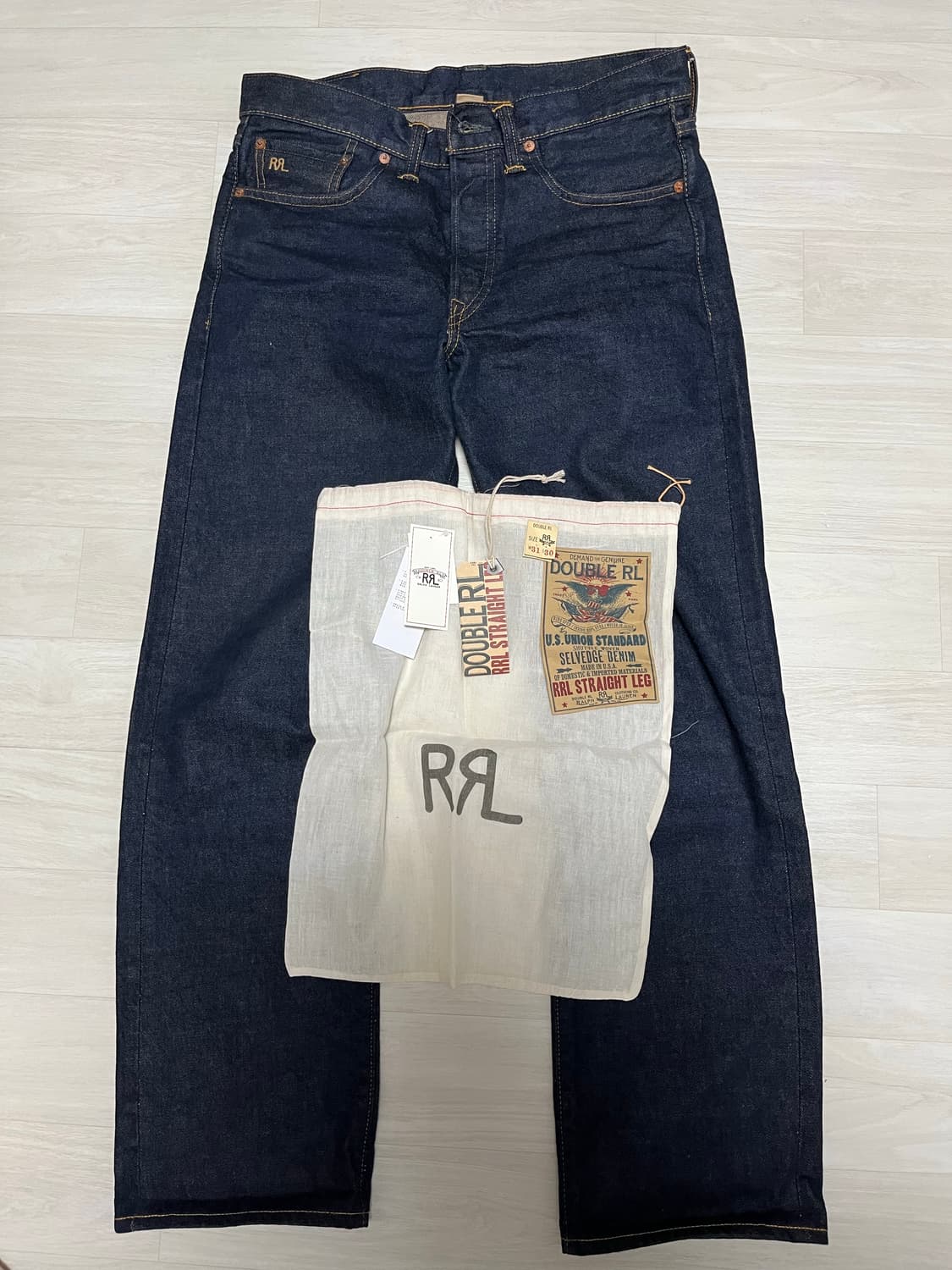 rrl 스트레이트레그 원워시 셀비지 데님 상품이미지6