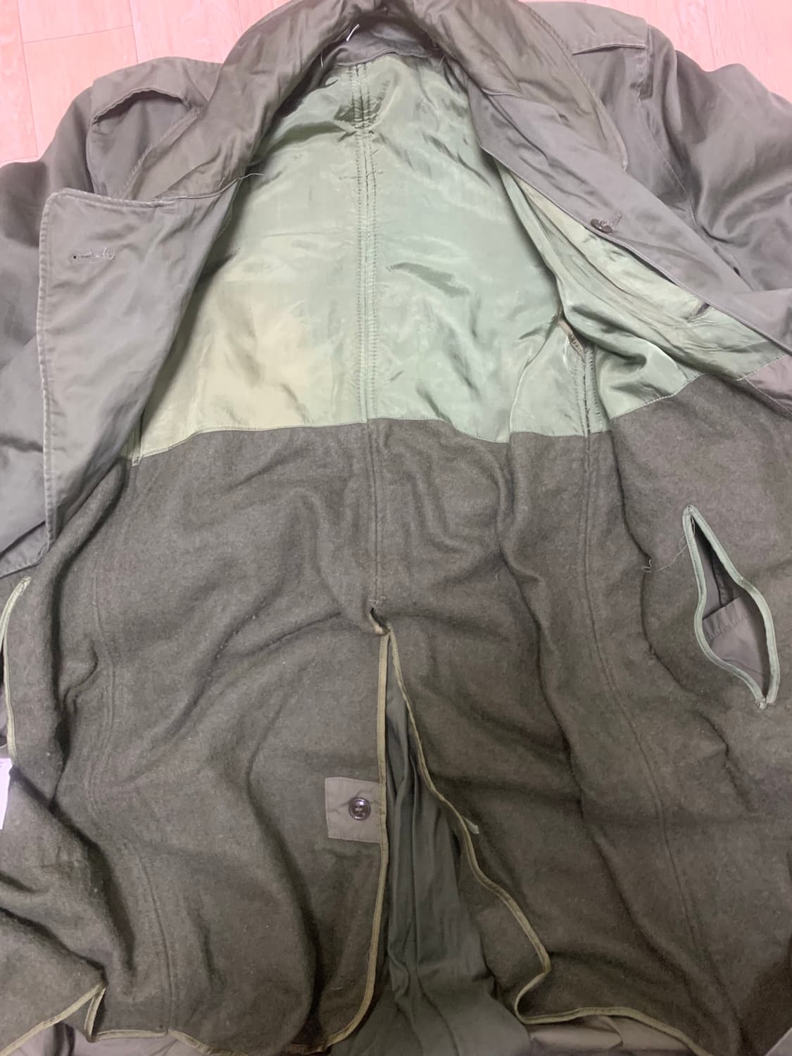 [M-R] U.S ARMY 오피서 트렌치 코트 라이너 포함 상품이미지10