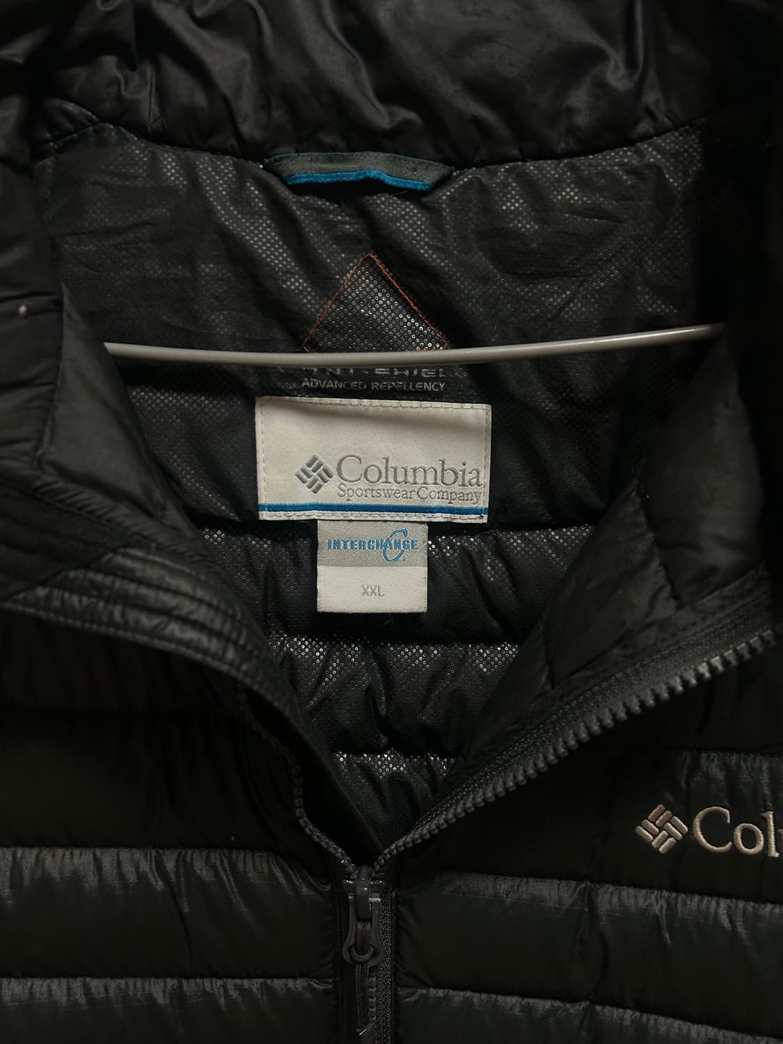 컬럼비아 경량 패딩 XXL 블랙 상품이미지2