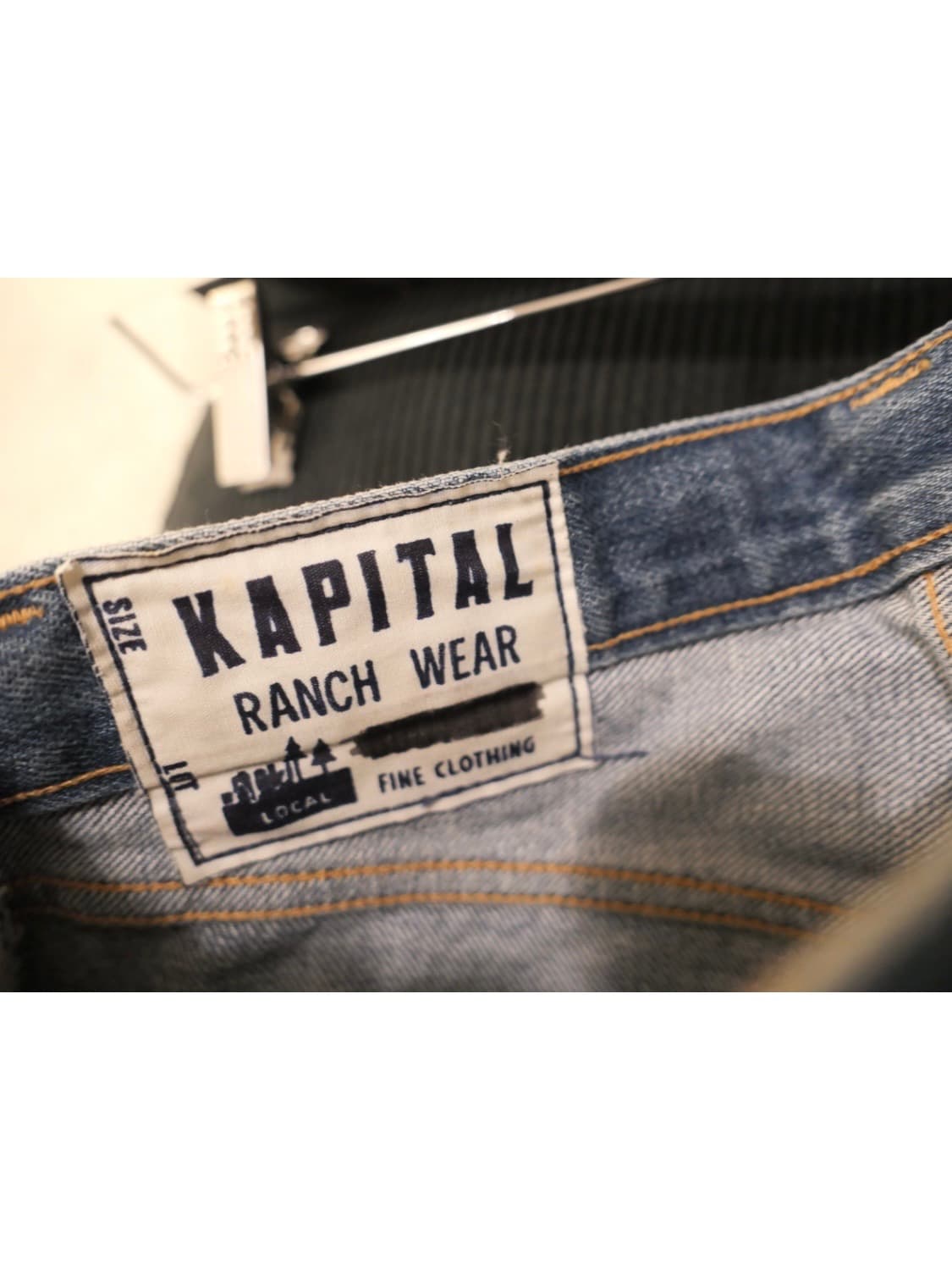 캐피탈 패치 데님 팬츠 상품이미지7