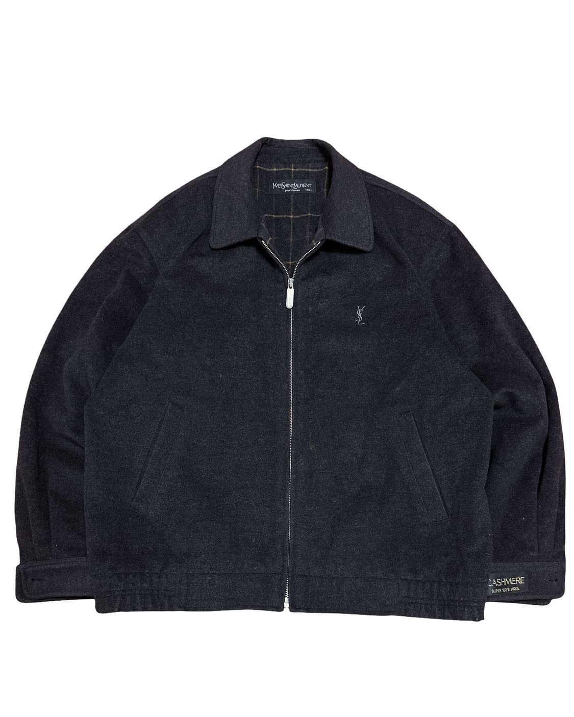 YSL 입생로랑 캐시미어 블루종 자켓 상품이미지1