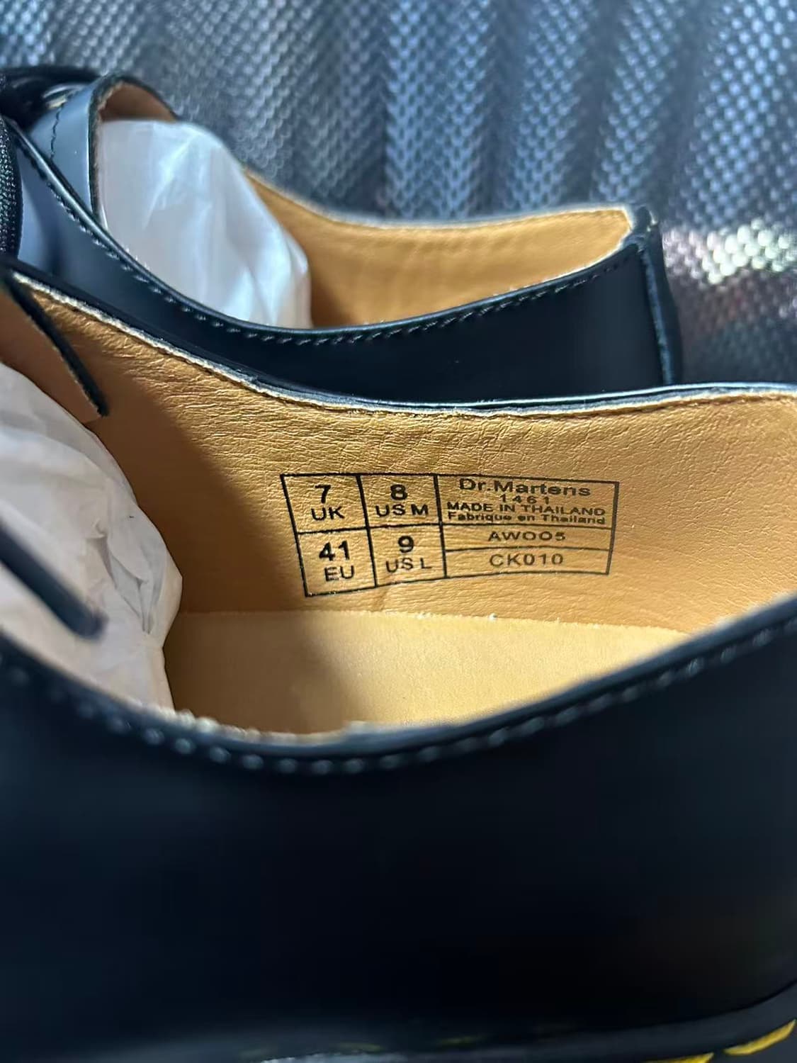 닥터마틴 1461 스무스 옥스포드 슈즈 블랙 260mm 상품이미지6