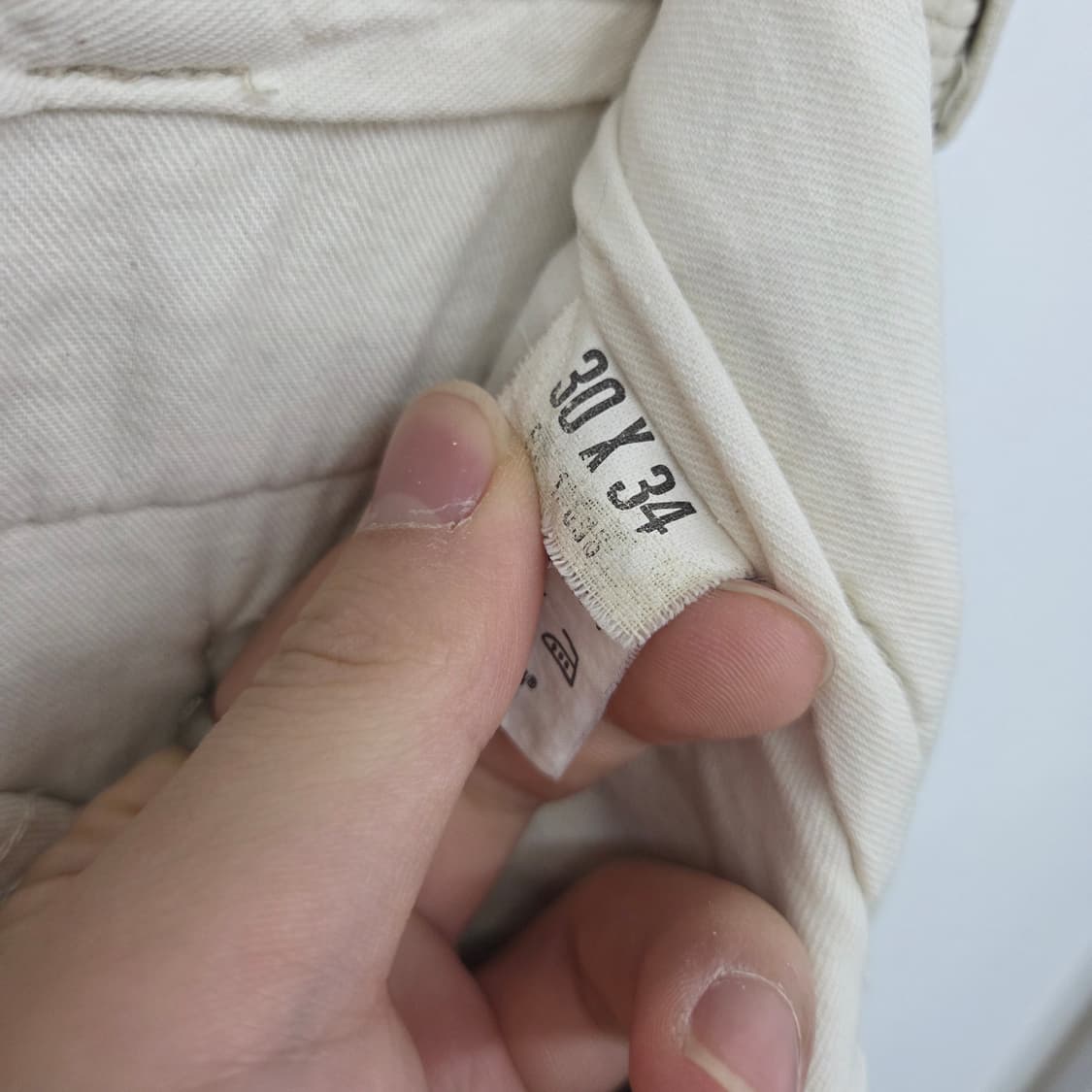 쇼트 코듀로이 골덴 바지 허리32인치 상품이미지7