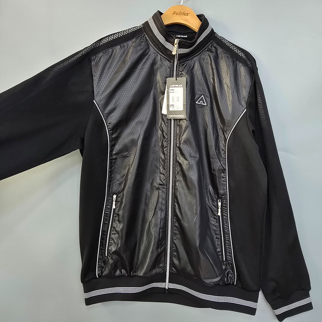 새제품)에어워크(AIRWALK) 트랙 자켓 블랙 110 상품이미지3