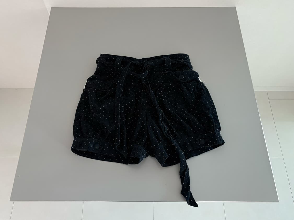 dot velvet shorts 상품이미지4