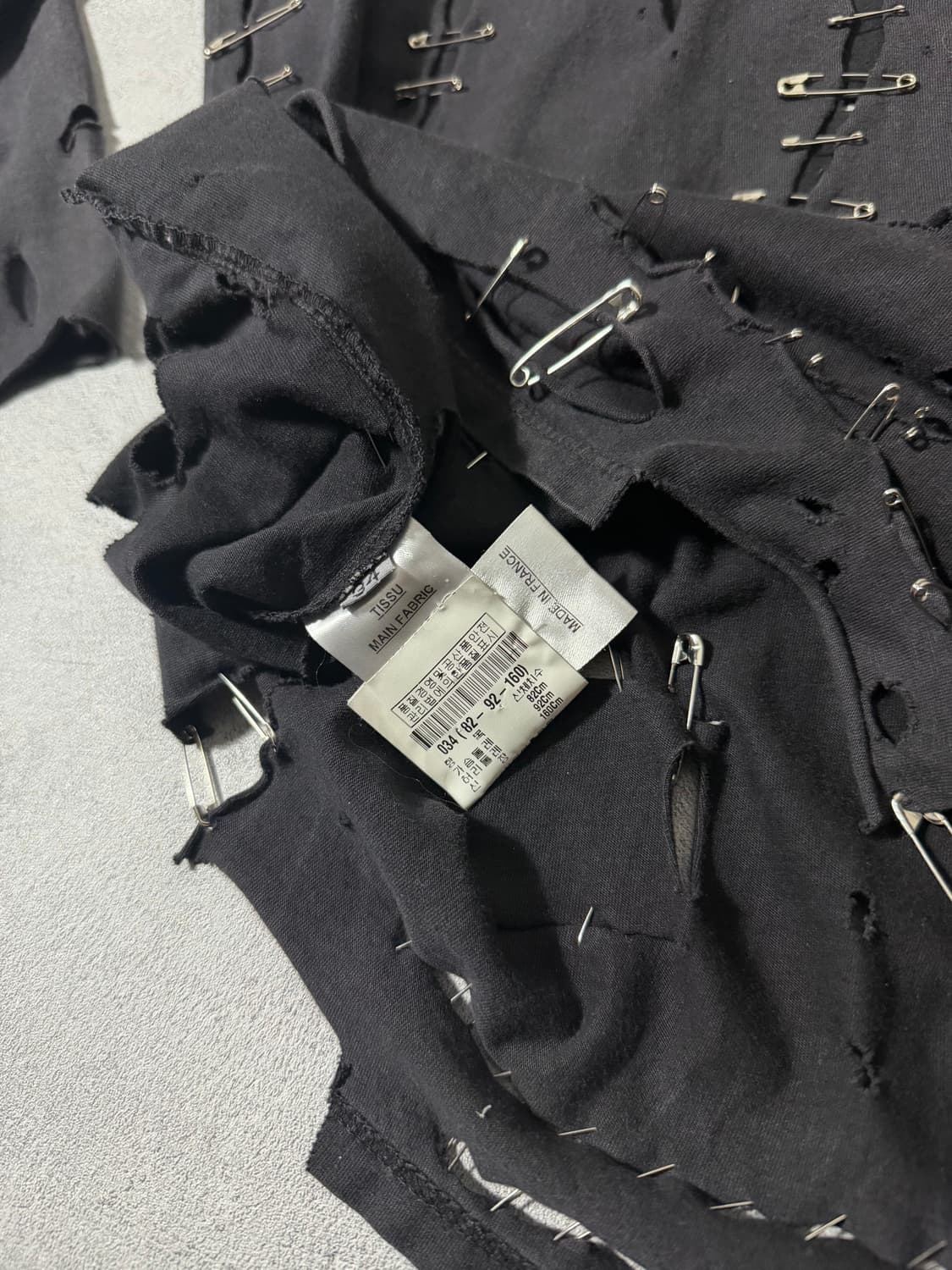 Balmain 11SS safety Pin funk shirt 상품이미지9