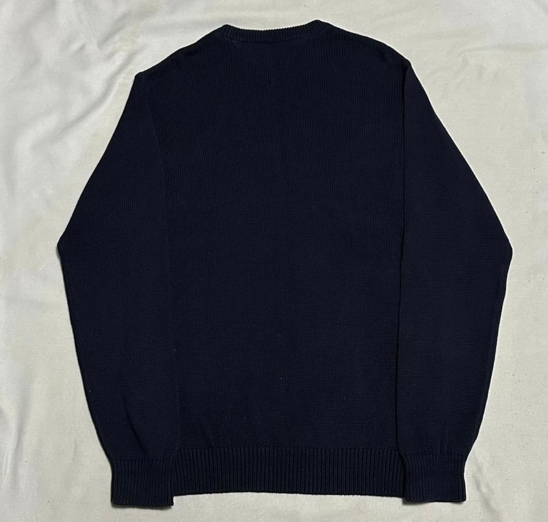 M 타미힐피거 네이비 라운드 니트 상품이미지3
