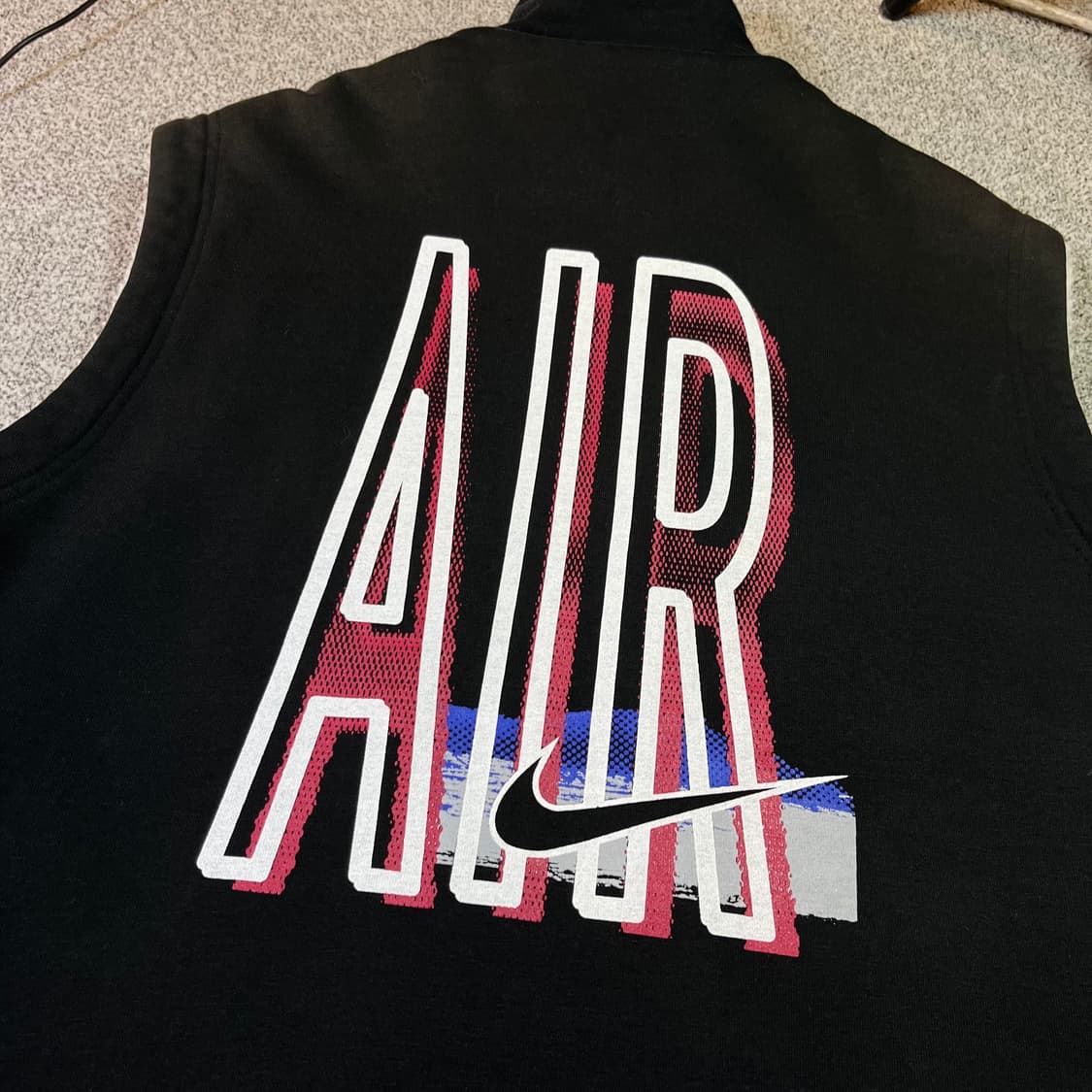 나이키 90s 올드스쿨 빅로고 쉐르파 베스트 상품이미지3