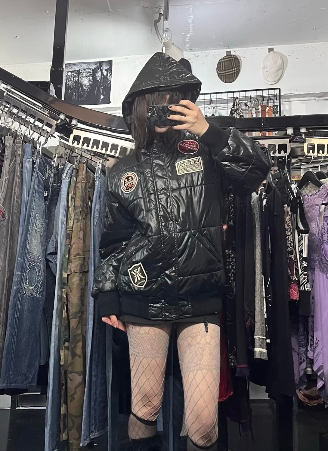 글로우 후드 패딩 상품이미지2