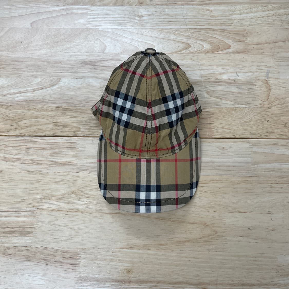 버버리 체크 볼캡 M/L 상품이미지1