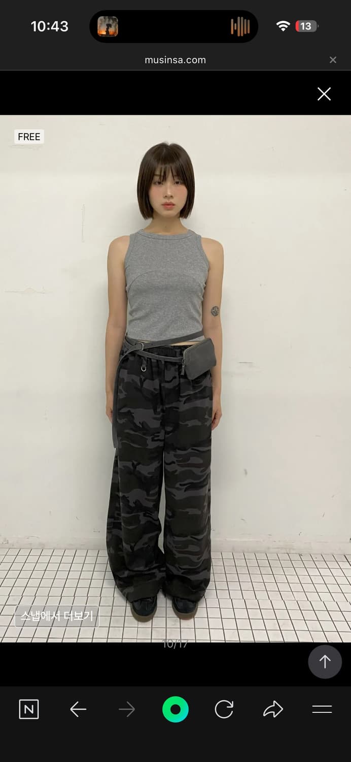 밀로우먼 미니 번 백  상품이미지3