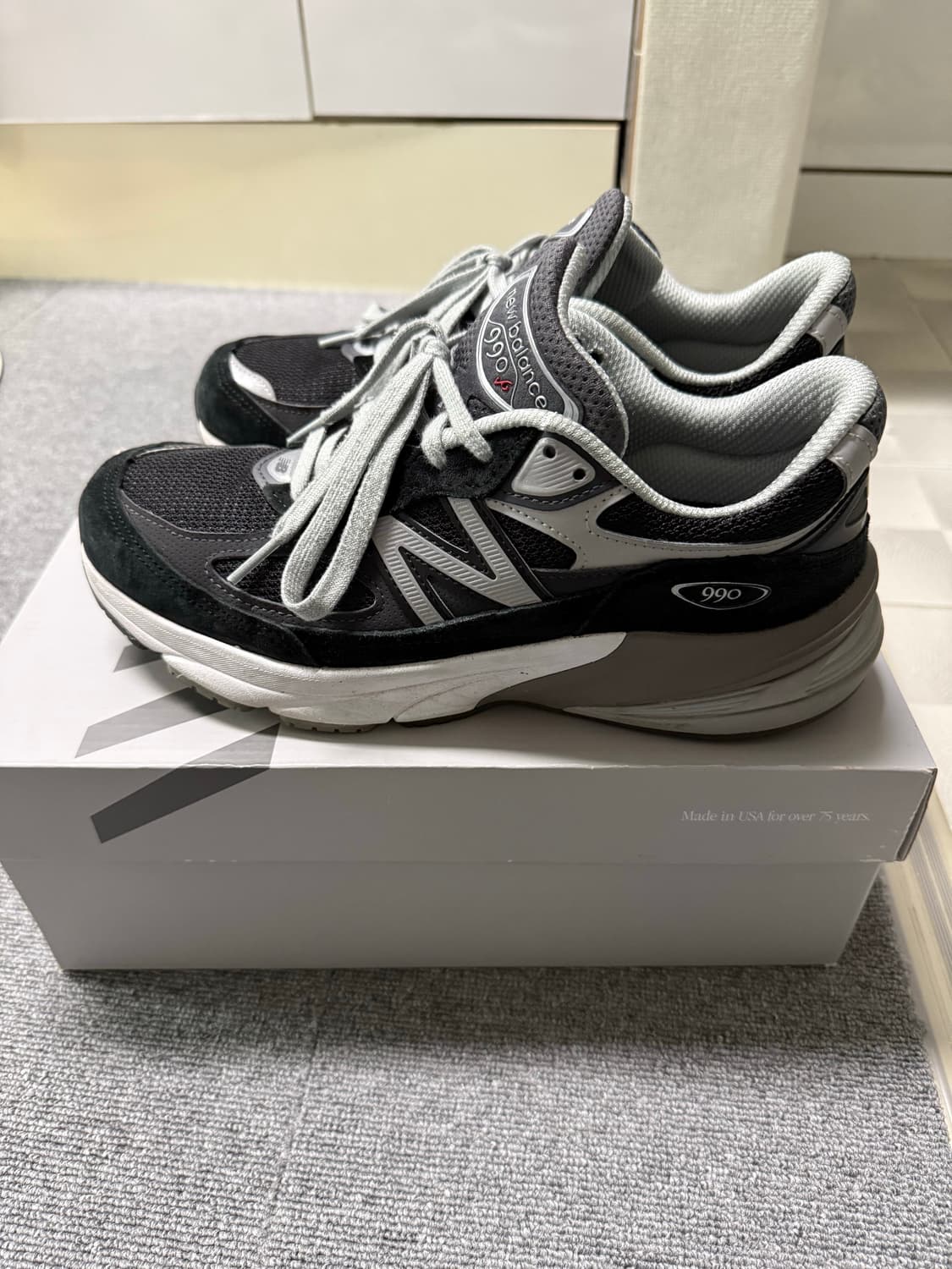 뉴발란스 990v6 블랙그레이255 상품이미지2