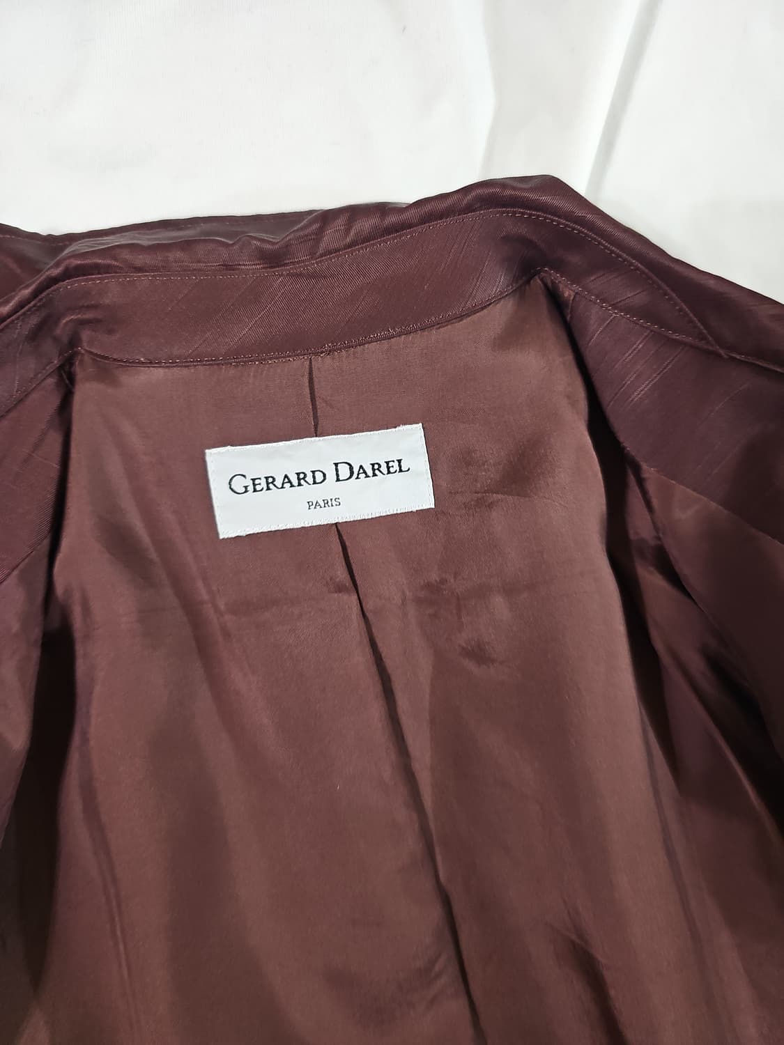 [9] 제라르다렐 빈티지 보르도 브라운 크롭 자켓 상품이미지8