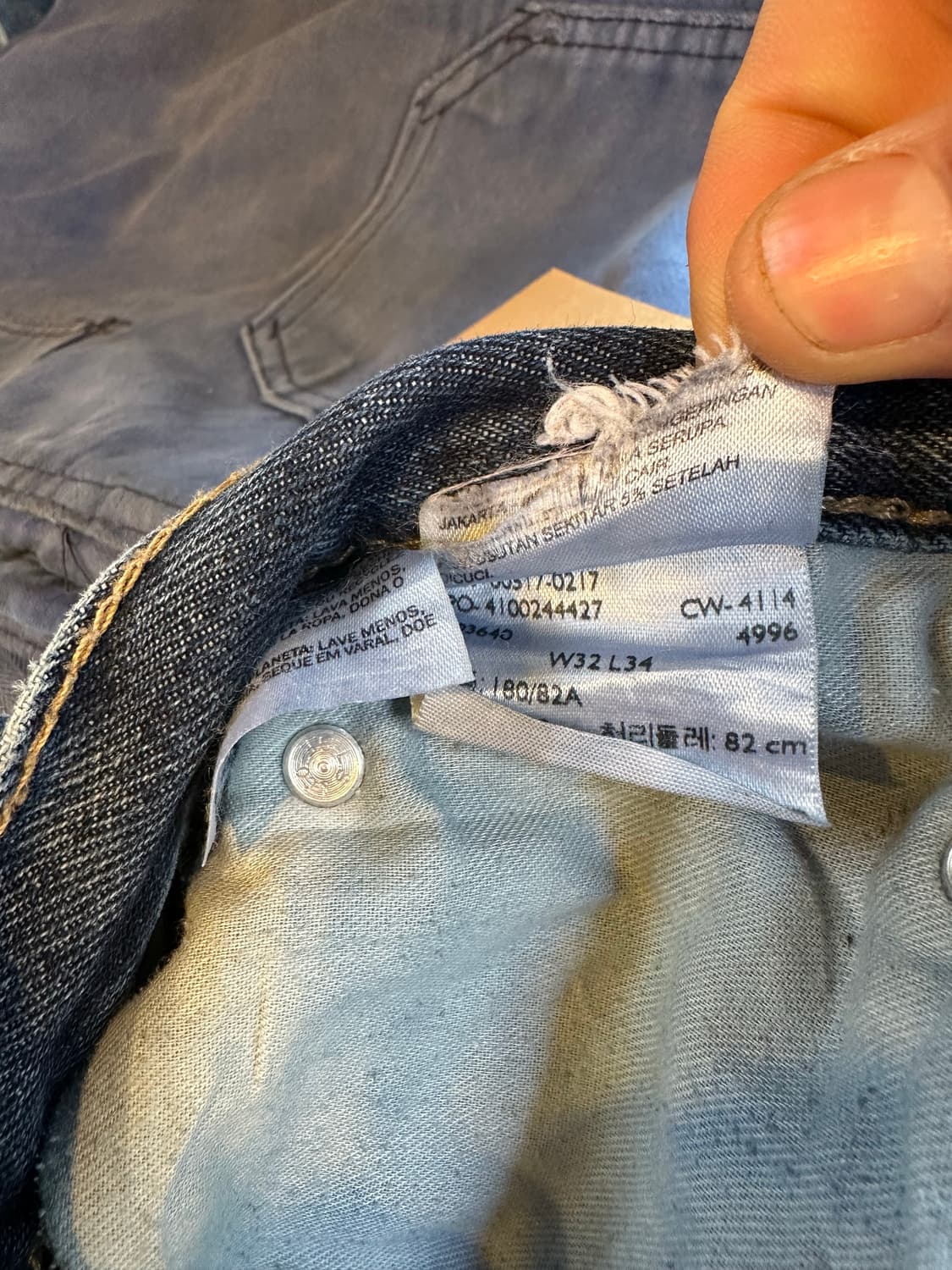 리바이스517 부츠컷 데님 팬츠 32x34 상품이미지8