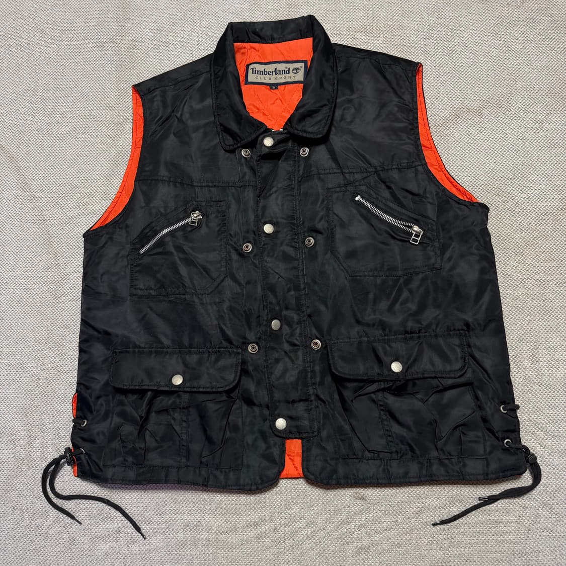 팀버랜드 빈티지 블랙 조끼 베스트 상품이미지1