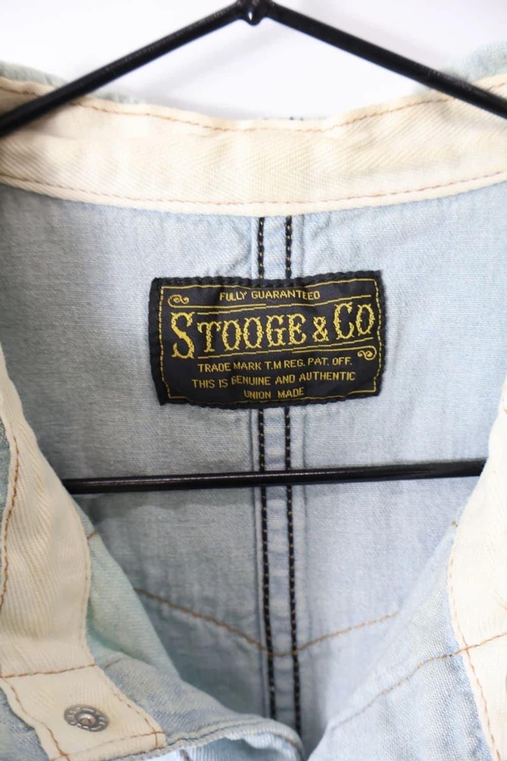 STOOGE & CO Denim Western Shirt 상품이미지9